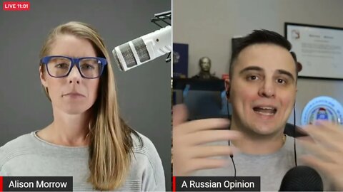 American reporter interviews a Russian about Ukraine | Alison Morrow