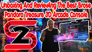 Unboxing & Reviewing The Best Brose Pandora Treasure 3D Arcade Console - Must Have