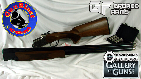 GForce Arms™ GF5 PLUSH Engraved O/U 12 Gauge Shotgun, EXCLUSIVELY from Davidson's Gallery of Guns