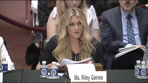 Riley Gaines Fights Back Tears After Recounting Experience With Lia Thomas