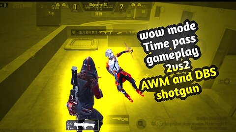 Wow mode 2vs2 gameplay PUBG mobile