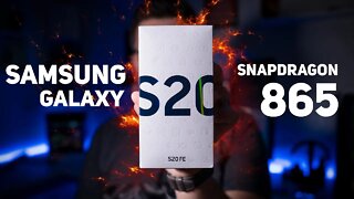 INCRIVEL! GALAXY S20 FE com SNAPDRAGON 865 - MELHOR CUSTO BENEFICIO DE 2021! UNBOXING E IMPRESSÕES!