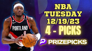 #PRIZEPICKS | BEST PICKS #NBA TUESDAY | 12/19/2023 | TODAY | BEST BETS | #BASKETBALL | PROP BETS