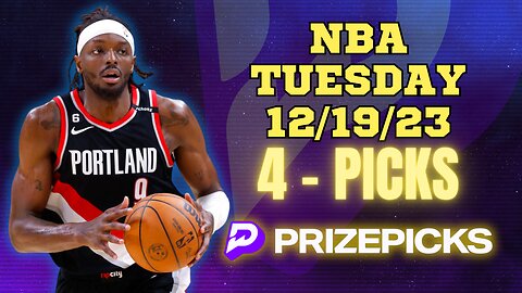 #PRIZEPICKS | BEST PICKS #NBA TUESDAY | 12/19/2023 | TODAY | BEST BETS | #BASKETBALL | PROP BETS
