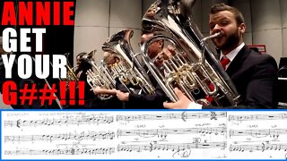 ANNIE GET YOUR G##! Epic Musical TURNED to BRASS Band Medley!!!