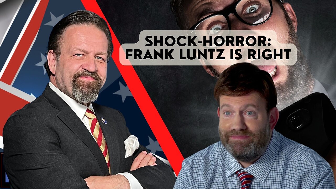 Shock Horror Frank Luntz Is Right Sebastian Gorka On America First 