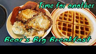 What's Cooking with the Bear? It's Bear's Big Breakfast time again #bigbreakfast #cooking