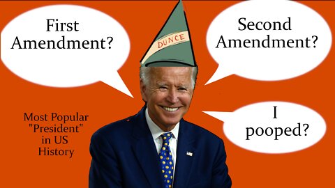 Joe Biden and the Rule of Law...First Amendment AND the Second Amendment