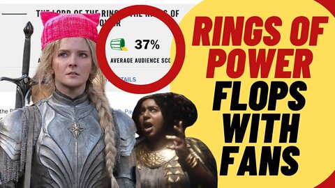 Rings Of Power Flops With 37% Rotten Tomatoes Audience Score