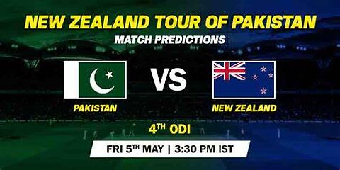 Pak VS NZ 4th ODI Hghlights 1st Innings Pak VS NZ 2023