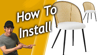 Here’s How To Assemble Bekrvio Rattan Dining Chairs Installation, Product Links