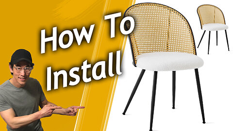 Here’s How To Assemble Bekrvio Rattan Dining Chairs Installation, Product Links