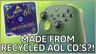 Xbox Controller Made from Recycled AOL CD's?! | REMIX Review and Unboxing