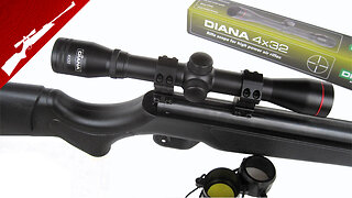 Airgun - Diana 4x32 scope - Unboxing - Mounting