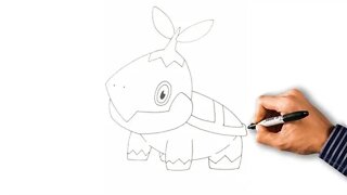 Como desenhar o Turtwig [Pokemón]