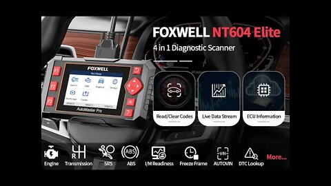 Foxwell NT604 Elite--FOUR-SYSTEM SCANNER