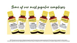 NEWTON Homeopathics - Some of Our Most Popular Complexes