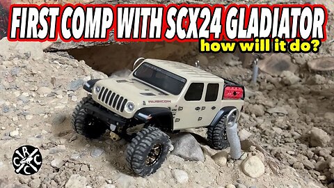 SCX24 Jeep Gladiator First Time Comp Crawling. How Will It Do?