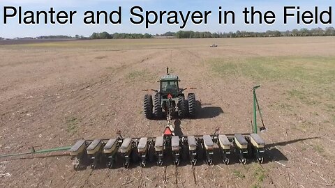 Planter and Sprayer in the Field