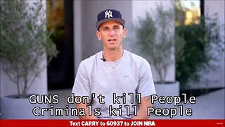 GUNS don't kill People, Criminals kill People