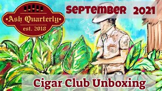 Ash Quarterly Cigar Club Unboxing September 2021 | Cigar Prop