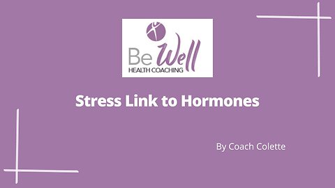 Stress Link To Hormones