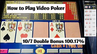 Finding a Unicorn Game and Getting PAID! High Limit Video Poker VLOG