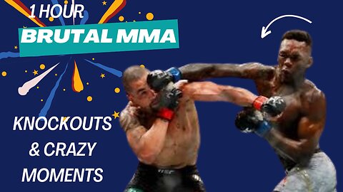 1 Hour Of BRUTAL MMA | Knockouts & Crazy Moments