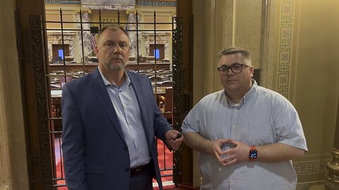 Prayer in Saint Paul, Minnesota Senate, Capitol Building! With Councillor Dan Specht!