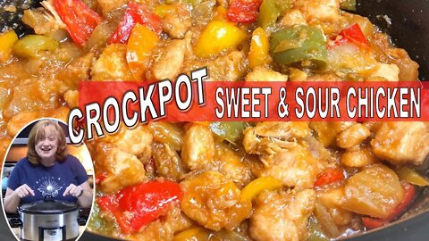 CROCKPOT SWEET & SOUR CHICKEN RECIPE With A Delicious Flavored Sauce