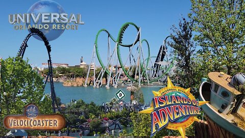 Islands Of Adventure Roller Coasters Universal Studios Orlando Florida Hagrid's Velocicoaster Hulk