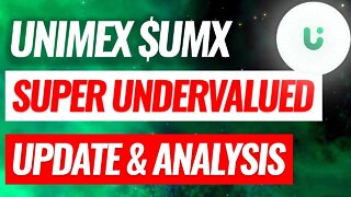 UNIMEX LOW CAP ALTCOIN GEM. SUPER UNDERVALUED. V2 LAUNCHED.