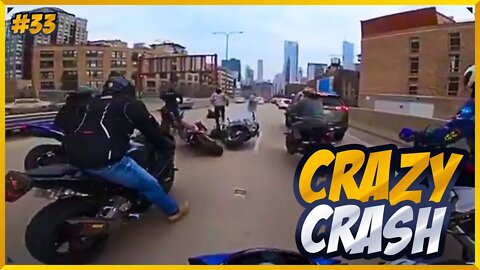 CRAZY CRASH | BIKE, MOTORCYCLE CRASHES & CLOSE CALLS 2022 [Ep.#33]