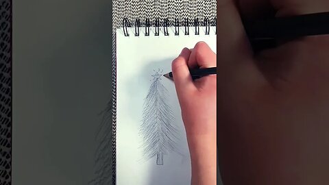 SUPER EASY Way To Draw A Christmas Tree