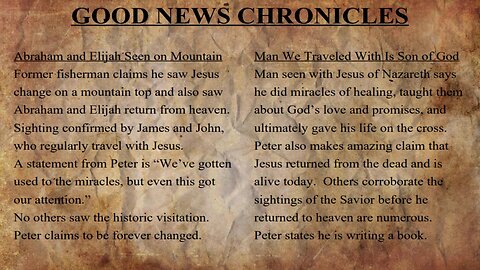 What Peter Saw - Children's Message 2/19/22