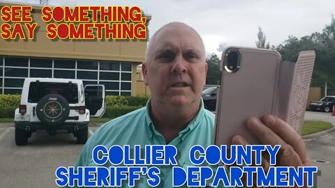 Off Duty Sheriff Intimidation Fail. Forced To Tuck Tail. Dismissed. Collier County. Naples Florida.