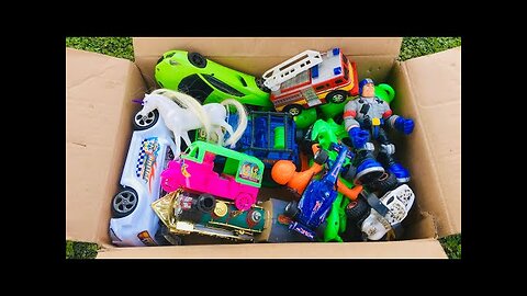 Box Full Of Crazy Toy Collection/Lamborghini,Super Bike,Police Car,Jeep,Monster Truck,Fire Truck 🚁