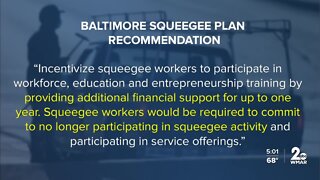 Mayor reveals plan to address squeegee issues in Baltimore, including income