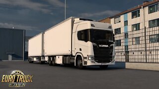 ETS2 Gameplay | Scania R 520 | Uppsala to Linköping | Yoghurt 20t