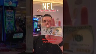 NFL SuperBowl Jackpot Slot! 🏈🎰 **NEW** #NFL #Slots #Gambling #Shorts #Venetian #LasVegas #Vegas