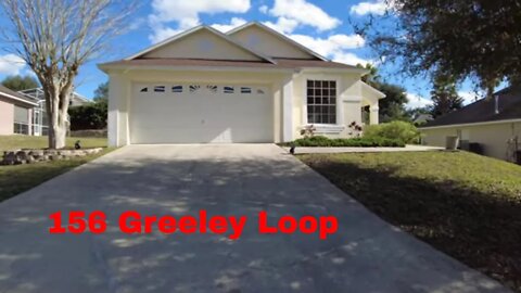 156 Greeley Loop, Davenport, FL 33897 Video Walk Through