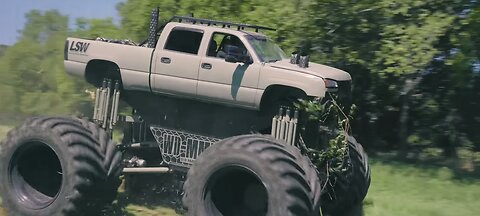 Experiment car Rolls-Royce and monster truck amazing