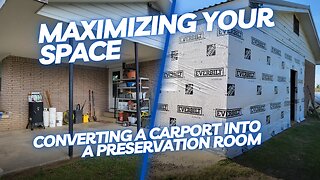 Maximizing Your Space: Converting a Carport into a Preservation Room