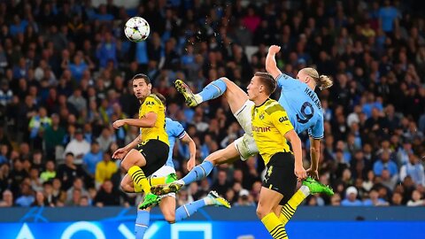 Erling Haaland's ridiculous goal leads Manchester City over Dortmund in UEFA Champions League match