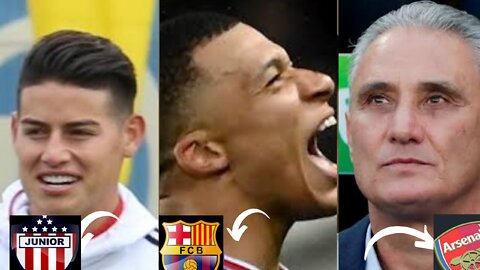 Tite na premier league/James Rodrígues pode jogar a libertadores/Mpabbé no Barça