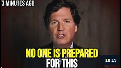 Tucker Carlson- ''Something big is about to happen!!'' in Exclusive Broadcast.
