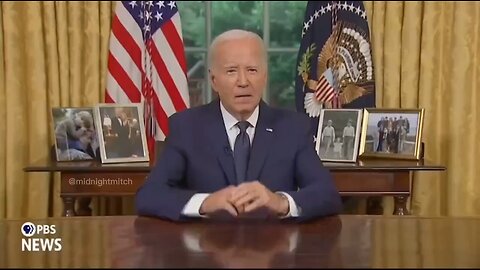 Biden comes out of hiding to Addresses the Nation