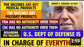 The vaccines are NOT medical products, but MILITARY products, Sasha Latypova, Robert F. Kennedy, Jr