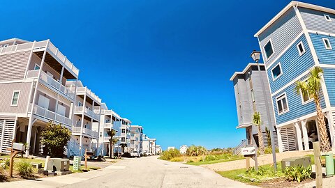 Driving Around South Topsail Beach, North Carolina