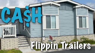 Learn How to Flip Mobile Homes for Sale & Manufactured Homes. Flippin Trailers Part 3/3. New Homes.